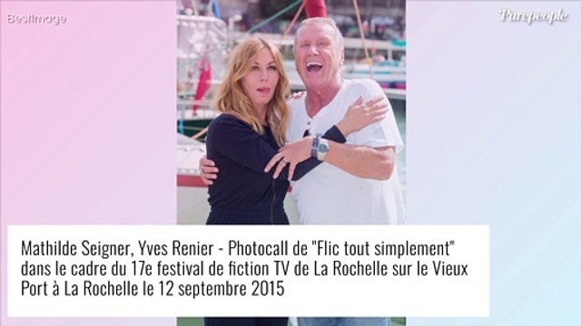 Mathilde Seigner : Vibrant hommage à son ami Yves Rénier, un an après sa mort