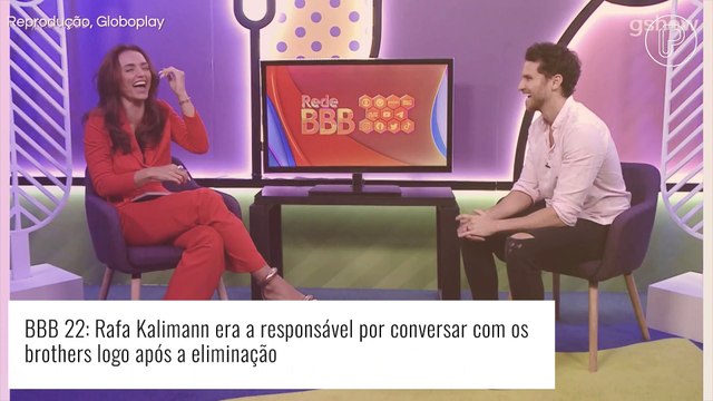 Rafa Kalimann passa mal nos bastidores do 'Rede BBB': 'Fui para o hospital'
