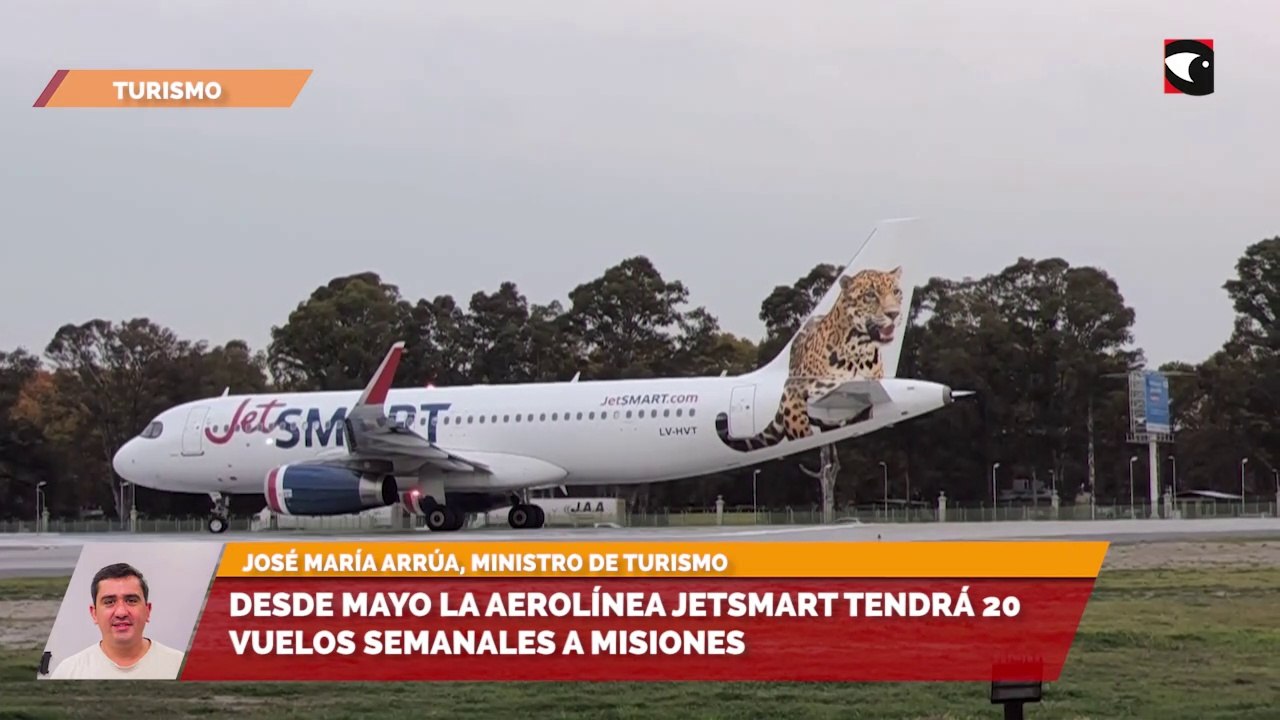 Desde mayo la Aerolínea Jetsmart tendrá 20 vuelos semanales a Misiones
