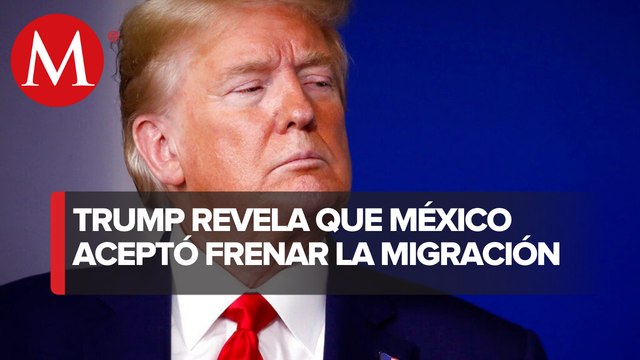 Trump revela que, con amenaza de aranceles, consiguió que México colocara soldados en la frontera
