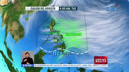Weather update as of 6:28 a.m. (April 26, 2022) | UB