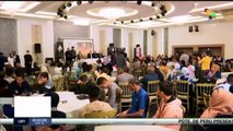 Siria: Ciudadanos celebraron Conferencia anual de la Juventud Palestina sobre Al-Quds