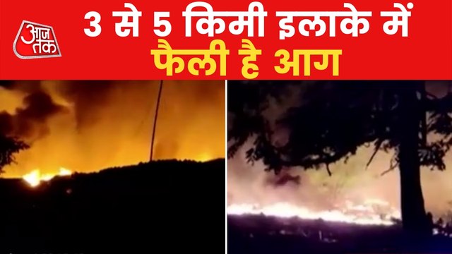 Massive fire in Gurugram, 35 fire tenders on spot