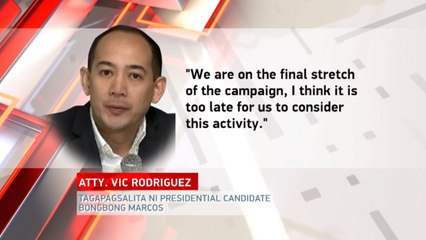 Malabo na makonsidera ang pagdalo ni BBM sa ikakasang panel interview ng Comelec - Atty. Rodriguez | 24 Oras
