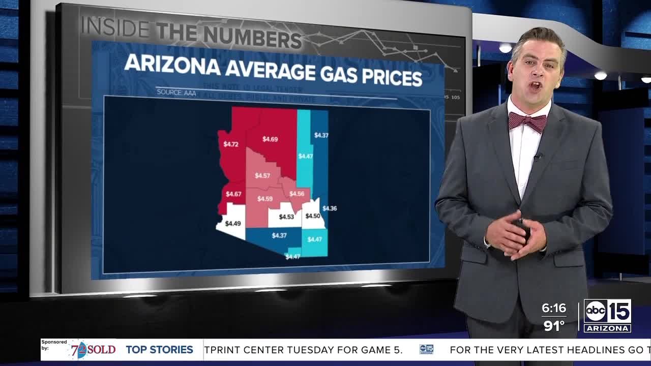 DATA Arizona gas prices average 4.55 video Dailymotion