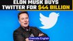 Elon Musk takes control over Twitter| Strikes a deal to buy it for $44 billion | OneIndia News