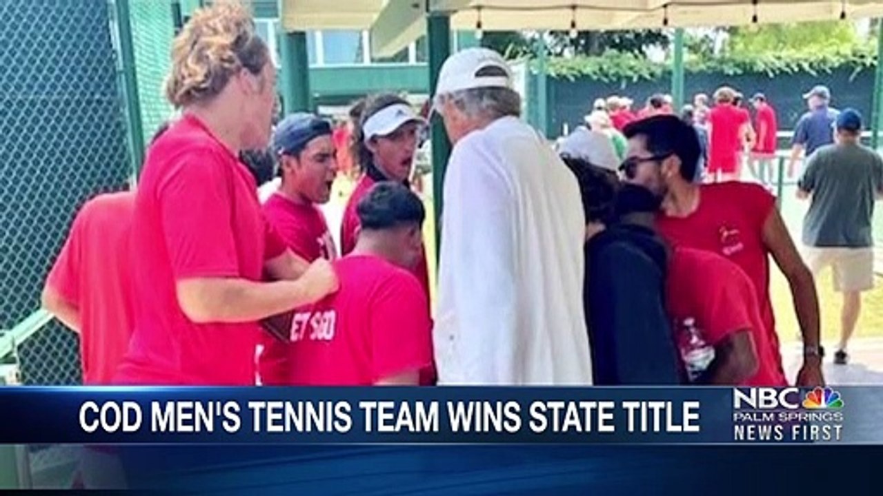 COD Men's Tennis Defends State Title & Baseball Now First in Conference