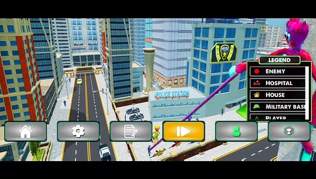 Flying Poppy Rope Hero Vegas City Rescue Battle Mission Android Gameplay By Games Zone
