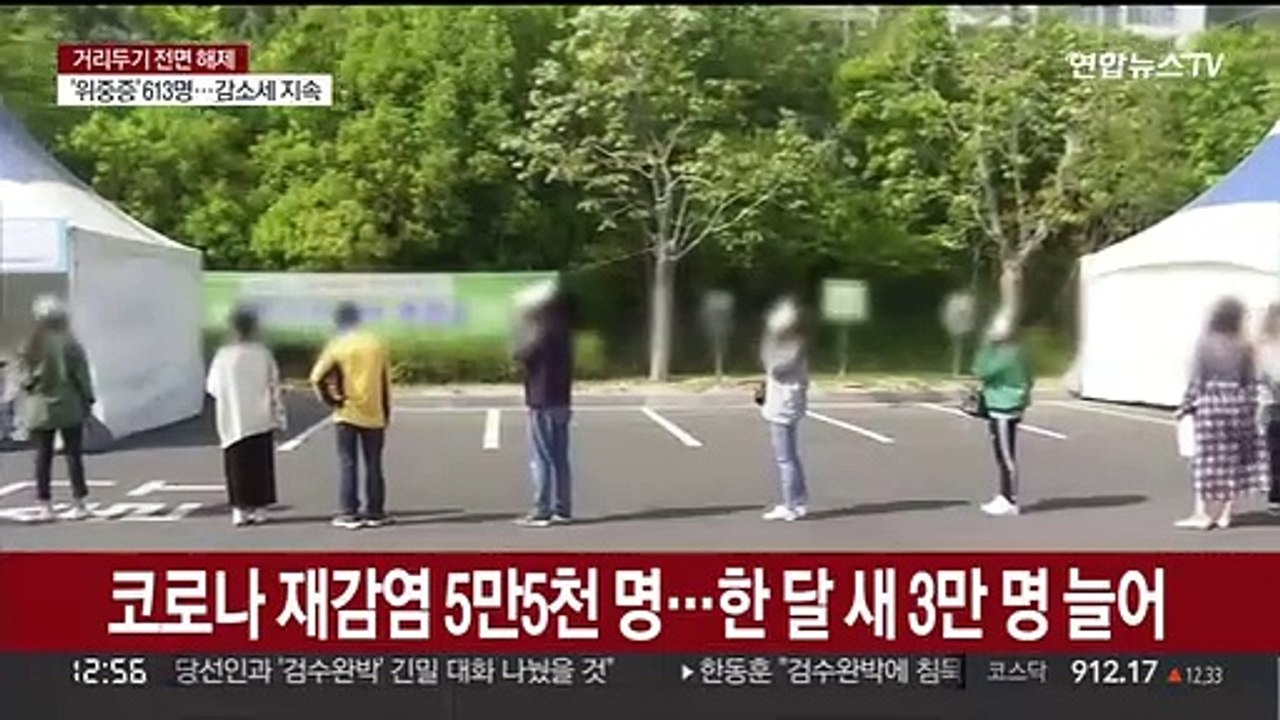 코로나 재감염 5만5천 명…한 달 새 3만 명 늘어