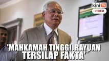 Najib kemuka 94 alasan dalam petisyen rayuan akhir kes SRC
