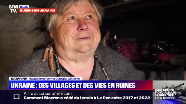 Cette Ukrainienne de 73 ans a vécu près d'un mois dans une cave pour échapper aux bombardements