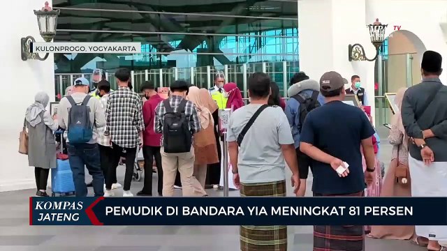 Pemudik di Bandara Yogyakarta International Airport Meningkat 81 Persen