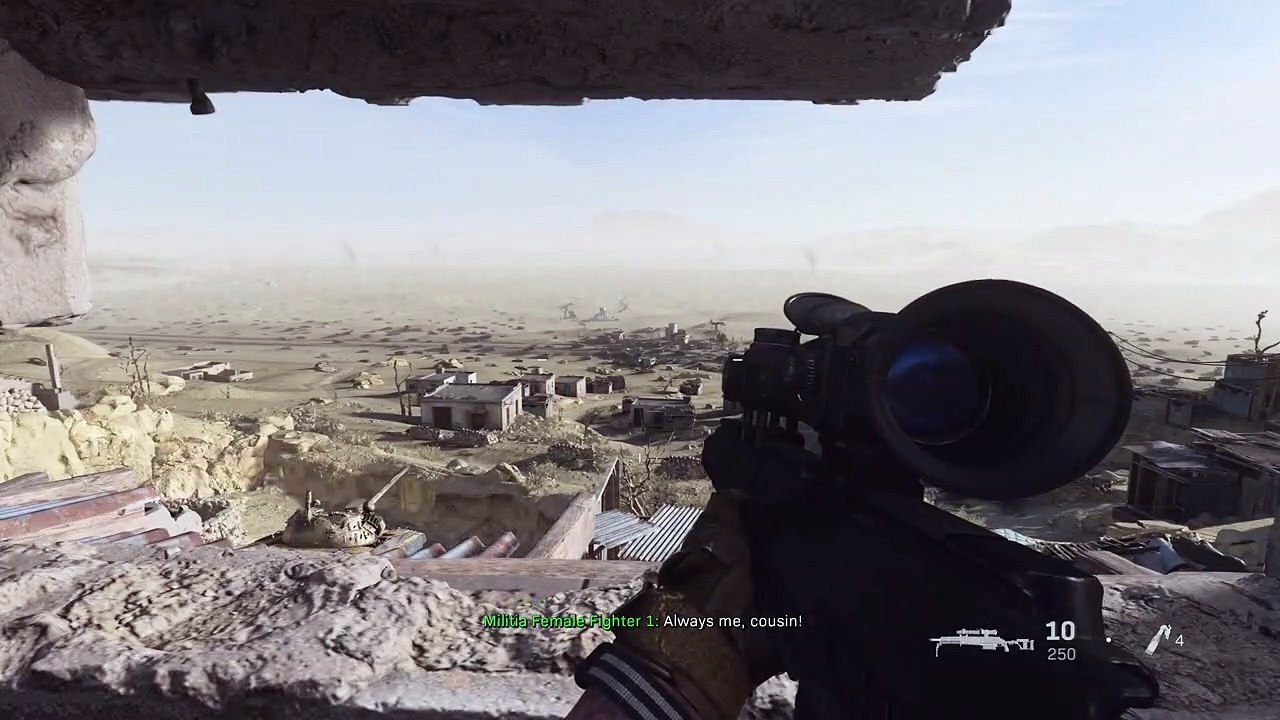 Call of Duty Modern Warfare - Highway of Death: Shoot Watermelon with Hadir's Sniper Rifle (2019)