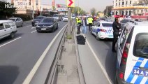 Bakırköy'de bariyerlere çarpan motosiklet sürücüsü hayatını kaybetti