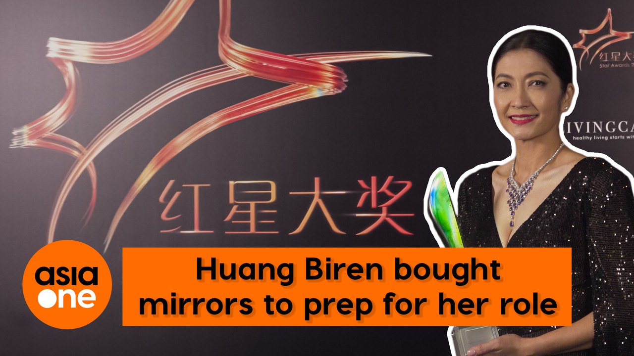 Star Awards 2022 Huang Biren talked to herself in the mirror to