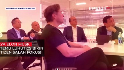 Gaya Elon Musk Ketemu Luhut CS Bikin Netizen Salah Fokus!