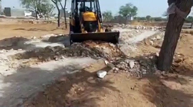 राजधानी जयपुर में चला जेडीए का बुलडोजर... देखिए Video