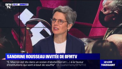 Sandrine Rousseau confirme avoir voté pour Yannick Jadot au premier tour