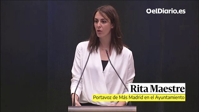 Rita Maestre, a Almeida: “Este caso era lo del primo de Almeida”
