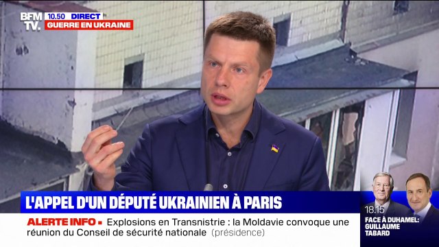 Je suis sûr que nous allons gagner : le député ukrainien Oleksiy Goncharenko témoigne sur BFMTV