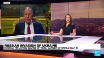 Russia's Lavrov warns of 'real' danger of World War III, 'serious' nuclear risk
