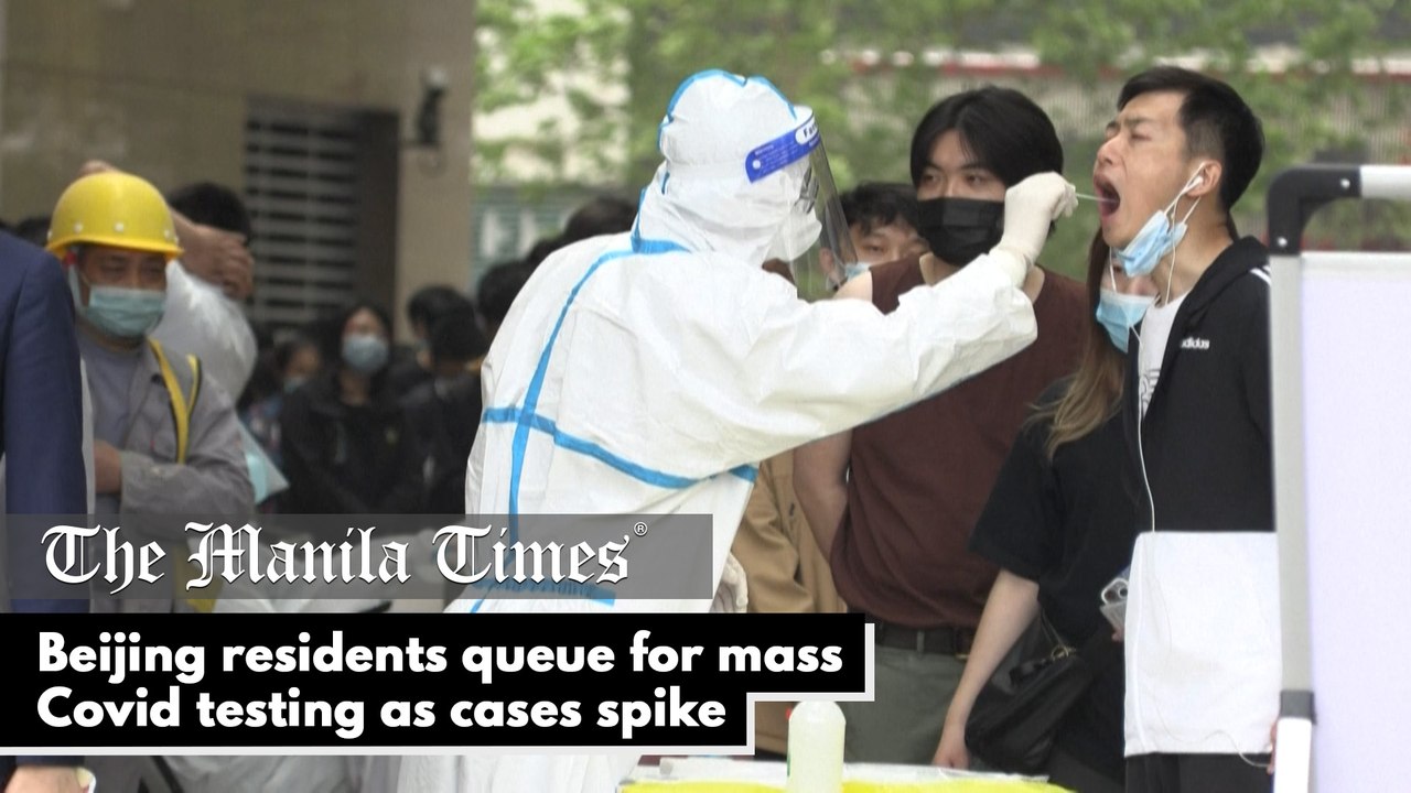 Beijing residents queue for mass Covid testing as cases spike