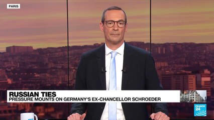 Pressure mounts on Germany's Schroeder over Russia ties