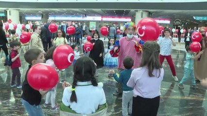 "Çocuk Gözünden Tren" sergisi açıldı