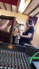 Paranoid Alice - recording Redrum in the studio