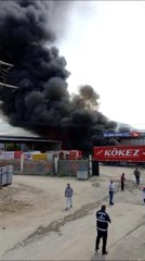 Son dakika haberi | İzmir'de geri dönüşüm tesisinde yangın