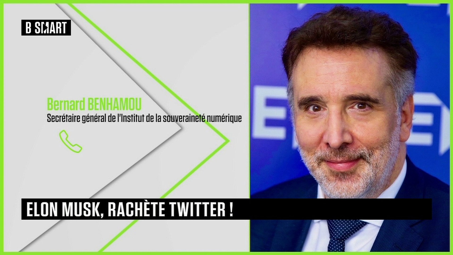 SMART TECH - L'interview : Bernard Benhamou (Institut de la Souveraineté Numérique)