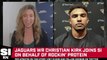 Jaguars Wide Receiver Christian Kirk is Excited to Get to Work with Trevor Lawrence