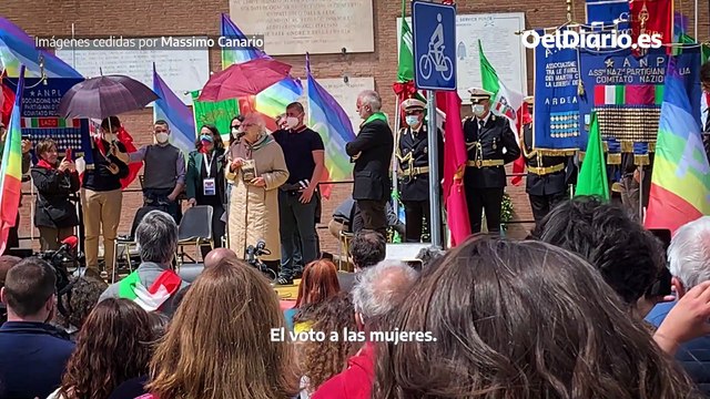 Iole Mancini, partisana de 102 años: Lo más bonito que ha dejado la resistencia italiana es el voto a la mujer