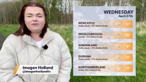 Daily Weather Report for the North East 26 April