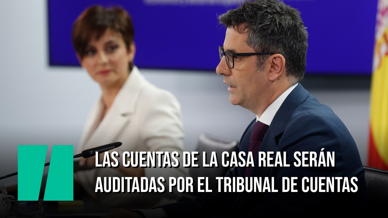 Las cuentas de la casa real serán auditadas por el Tribunal de Cuentas