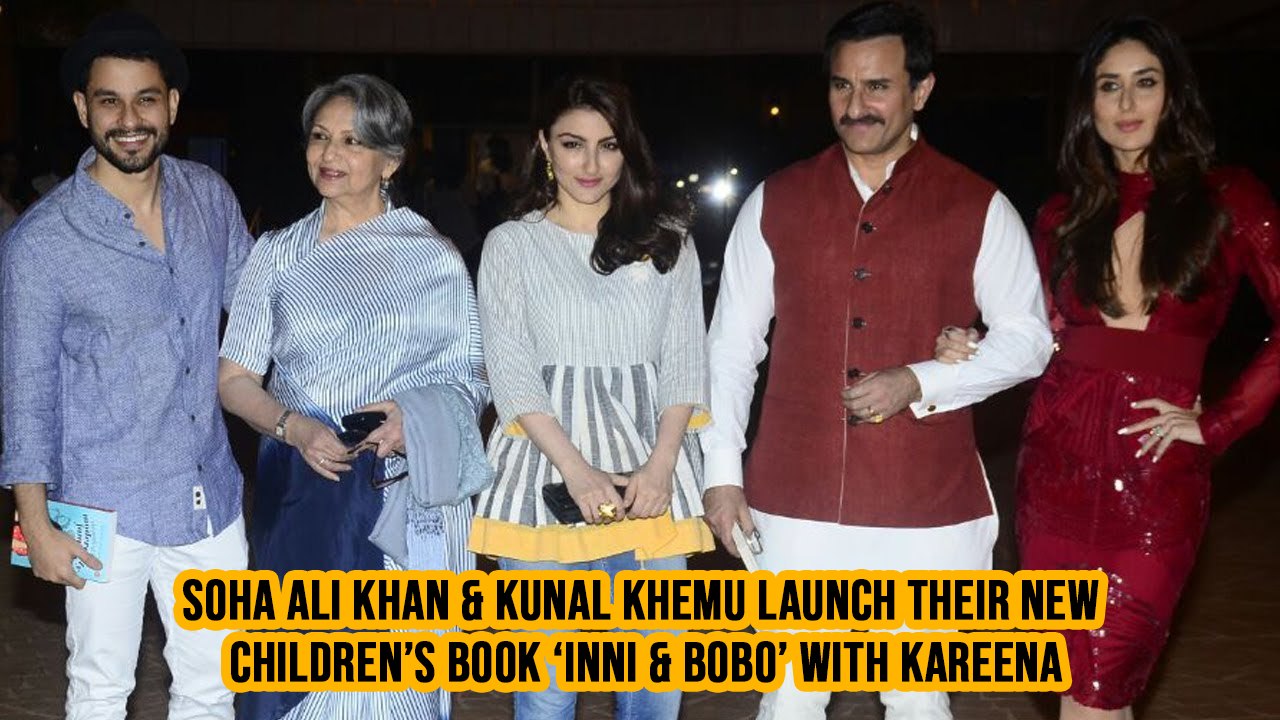 Soha Ali Khan & Kunal Khemu Launch Their New Children’s Book ‘Inni & Bobo’ With Kareena