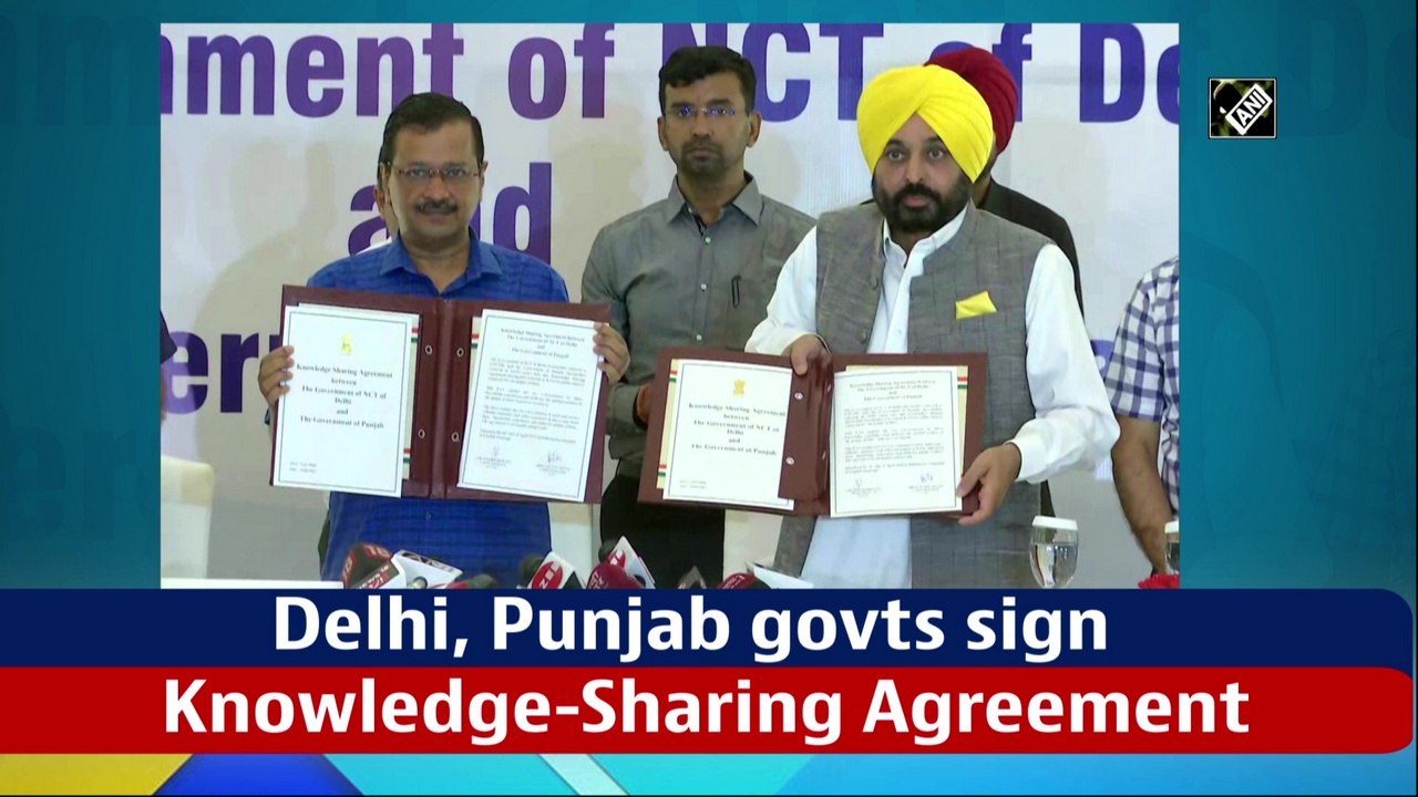 Delhi, Punjab govts sign Knowledge-Sharing Agreement
