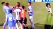 Finale Calciotto, Totti mette le mani in faccia a un giocatore della Lazio