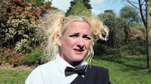 Paw-fect match: Mum marries her cat. Credit: SWNS