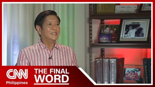 One-on-one with Bongbong Marcos