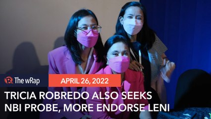 Like sister Aika, Tricia Robredo seeks NBI probe into fake sex video scandal