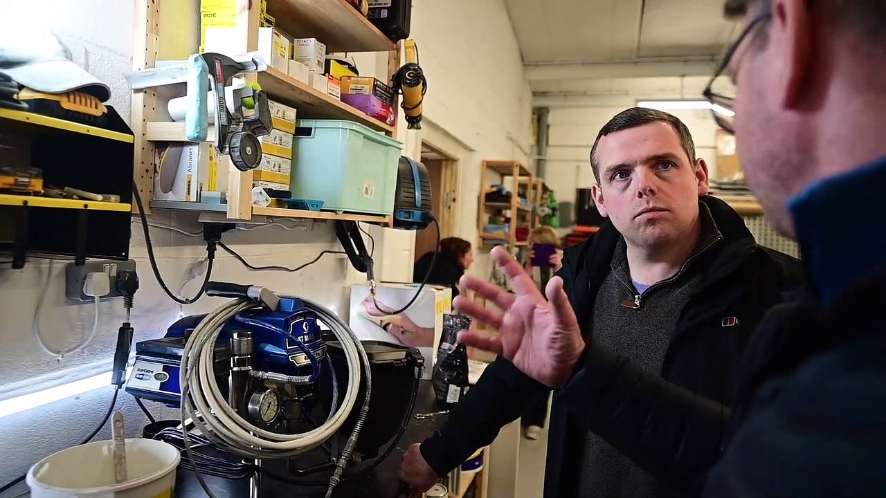 Douglas Ross in Ayr