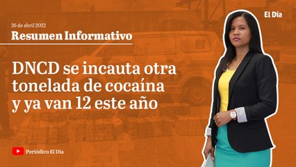 DNCD se incauta otra tonelada de cocaína y van 12 este año
