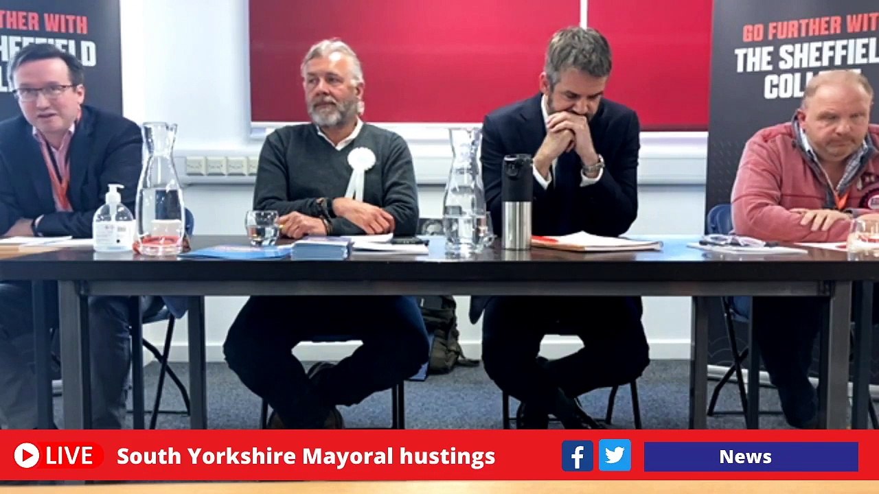 Candidates views on bus services in South Yorkshire - South Yorkshire Mayoral hustings at Sheffield College