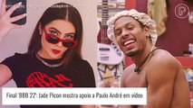 Final do 'BBB 22': Jade Picon puxa mutirão para Paulo André vencer e Marina Ruy Barbosa torce por casal. 'Eu shippo'