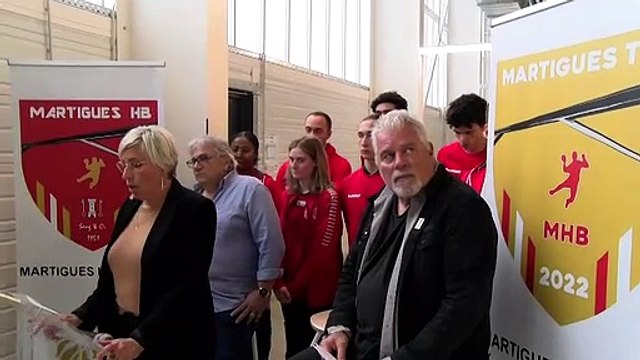 Extrait de la conf de presse: Sylvie Raoult secrétaire générale du Martigues Handball