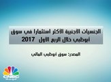 تعرف على الجنسيات الأجنبية الأكثر إستثمارا في سوق أبوظبي خلال الربع الأول 2017