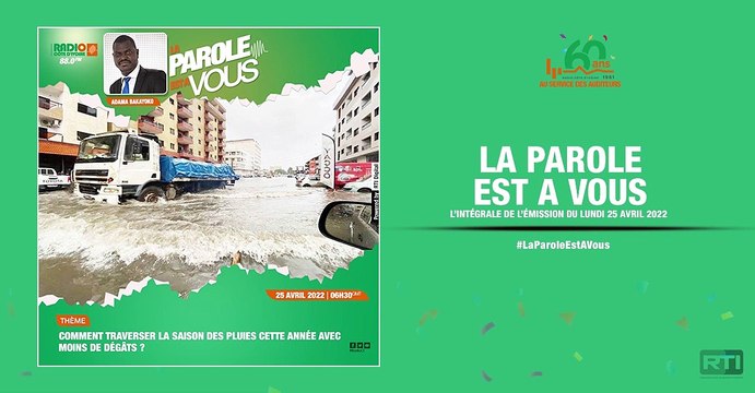 La parole est à vous du 25 avril 2022 par Adama Bakayoko [ Radio Côte d'Ivoire ]