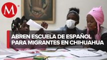 Niños haitianos aprenden a hablar español en Ciudad Juárez