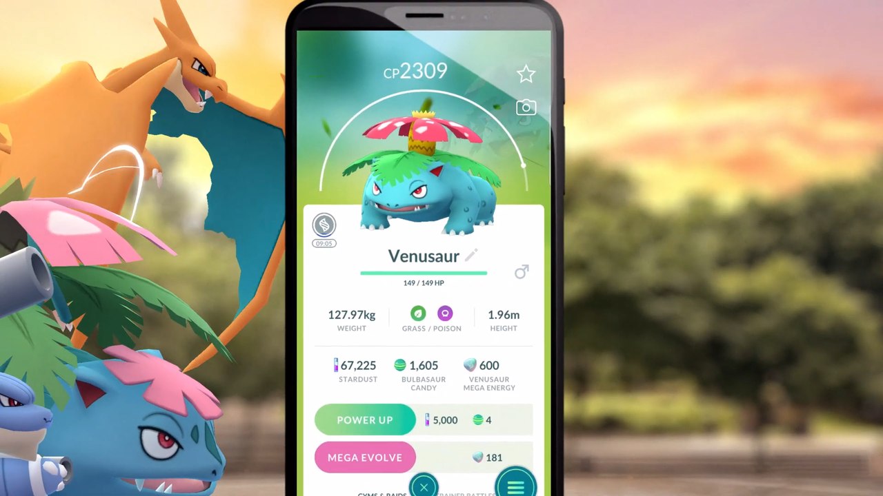 Pokémon GO : Le système de méga évolution complétement modifié